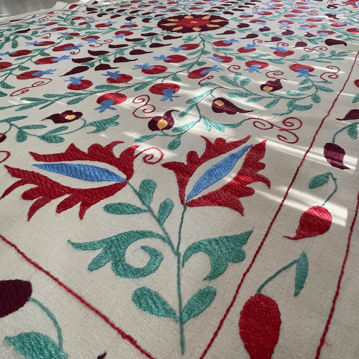 Traditional Vintage Suzani, Bedspread, Throw, Kantha quilts, vintage suzani, Uzbek Wall good Hanging, Beautiful Handmade Suzani, Hand Work